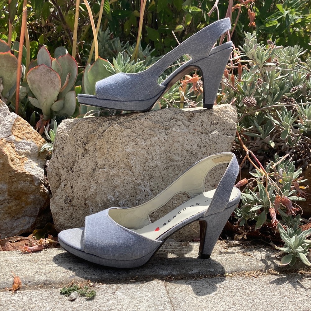 Cri de coeur vegan slingback heels